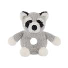 Bicho de pelúcia Rattle Toy Apricot Lamb Baby Raccoon Bicho de pelúcia Rattle Toy Apricot Lamb Baby Raccoon