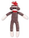 Bicho de pelúcia Schylling Classic 20 Retro Sock Monkey