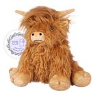 Bicho de pelúcia SuzZipals Highland Cow com almofada de aquecimento