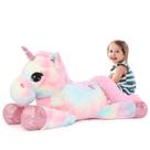 Bicho de pelúcia Tezituor Giant Unicorn Plush 110 cm Arco-Íris Bicho de pelúcia Tezituor Giant Unicorn Plush 110 cm Arco-Íris