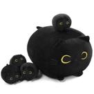 Bicho de pelúcia TOYSYM Black Cat com 4 brinquedos de pelúcia Bicho de pelúcia TOYSYM Black Cat com 4 brinquedos de pelúcia