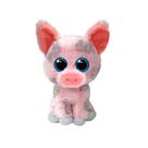 Bicho de Pelúcia Ty Beanie Boos Porquinho Hambone 17cm Original Antialérgico e Fofo