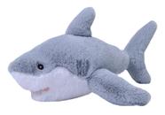 Bicho de pelúcia Wild Republic ECokins Great White Shark 30cm