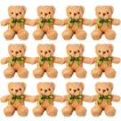 Bichos de pelúcia Hydren Bear 25 cm, marrom claro, pacote com 12