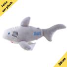 Bichos De Pelúcia Plush Tubarão coloridos 30cm comprimento