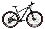 Bicicleta 1x12 Ntz Freio Hidráulico Suspensão Trava mountain bike