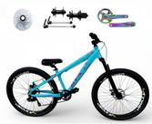 Bicicleta 26 Gta Rebel Freeride 8v Single Cubo Barulhento Rodas Vmaxx Pneu Flame Freio a Disco