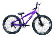 Bicicleta 26 Gta Rebel Freeride DH Single Aro Vmaxx Freio a Disco Pneu Flame Preto