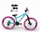 Bicicleta 26 Gta Rebel Freeride Downhill 24v Cubo k7 Barulhento Freio a Disco Aro Vmaxx Pneu Flame Bicicleta 26 Gta Rebel Freeride Downhill 24v Cubo k7 Barulhento Freio a Disco Aro Vmaxx Pneu Flame
