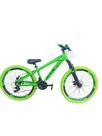 Bicicleta 26 Gta Rebel Freeride Downhill Cor Verde 21v Freio Disco Rodas Vmaxx Pneu Flame Verde