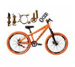 Bicicleta 26 Gta Rebel Freeride Single Freio Hidráulico Cubo k7 Barulhento Rodas Vmaxx Pneu Flame