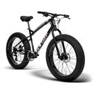 Bicicleta 26 GTS M1 Fat Bike Freio Hidráulico 8v Shimano Altus Suporta até 140 kg I-Vtec BIG FAT Bicicleta 26 GTS M1 Fat Bike Freio Hidráulico 8v Shimano Altus Suporta até 140 kg I-Vtec BIG FAT