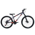 Bicicleta 26 vikingx 21v index - tuff x-30 - roxo/laranja - tuff x-30 - roxo/laranja