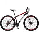 Bicicleta 29 Dropp Sport Aço 21 Marchas Freio A Disco Preto+vermelho Bicicleta 29 Dropp Sport Aço 21 Marchas Freio A Disco Preto+vermelho