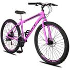 Bicicleta 29 Dropp Sport Aço 21 Marchas Freio A Disco - Rosa+preto - 18 Rosa+preto Bicicleta 29 Dropp Sport Aço 21 Marchas Freio A Disco - Rosa+preto - 18 Rosa+preto