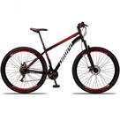 Bicicleta 29 Dropp Sport Aço 21M Preto+vermelho