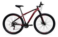 Bicicleta 29 Ntz 21v Shimano Suspensão Trava Cubo Rolamentoo