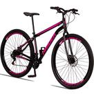 Bicicleta 29 Raider Sport Aço 21 Marchas Freio A Disco Preto+rosa