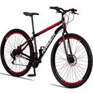 Bicicleta 29 Raider Sport Aço 21 Marchas Freio A Disco Preto+vermelho Bicicleta 29 Raider Sport Aço 21 Marchas Freio A Disco Preto+vermelho