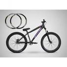 Bicicleta 4trix Freeride Downhill Aro 26 Quadro Alumínio 21 Marchas Gios Preto Roxo