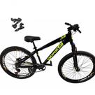 Bicicleta 4Trix Mountain Bike Aro 26 Quadro Alumínio 21 Marchas Freio a Disco Gios