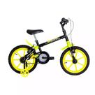 Bicicleta A16 Dino Amarelo e Preto TK3