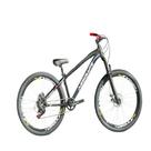 Bicicleta Absolute Brutus Preto com Branco 3 Aro 26 Freio a disco Single 1x7