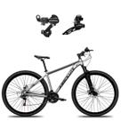 Bicicleta Absolute Nero 5 Aro 29 24 Velocidades MTB AL Suspenção Dianteira 80mm Câmbios SHIMANO