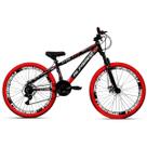 Bicicleta Alfameq Freeride Atake Aro 26 Freio a Disco 21 Marchas Pneu Colorido