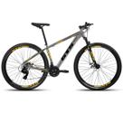 Bicicleta aluminio aro 29 gts feel freio a disco 27 marchas