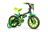 Bicicleta Aro 12 Black Com Garrafinha - Nathor - 7898322522682