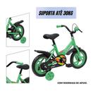Bicicleta Aro 12 Infantil Verde com Rodinhas Laterais para Meninos e Meninas Bicicleta Aro 12 Infantil Verde com Rodinhas Laterais para Meninos e Meninas