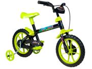 Bicicleta Aro 12 Jack Preto com Verde Limão Verden 10472