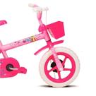 Bicicleta Aro 12 Paty Fúcsia com Rosa 10440 - Verden
