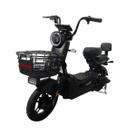 Bicicleta Aro 14 Elétrica Preto Duos Eko 05 500w 48v 20ah C/ Cesta