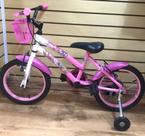 Bicicleta aro 16 branca/rosa princesas Bicicleta aro 16 branca/rosa princesas