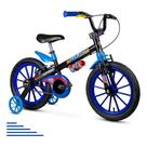 Bicicleta Aro 16 Infantil Nathor Tech Boys Com Rodinha
