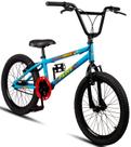 Bicicleta Aro 20 BMX Infantil Flay Aro Aero Freio V-Brake Menino 6, 7, 8, 9, 10 + anos