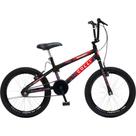 Bicicleta ARO 20 Colli MAX BOY CROSS, Freios V-BRAKE, Guidão BMX, Preto Fosco (suporta 70KG)