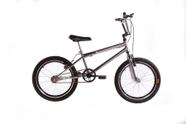 Bicicleta Aro 20 Cromada Freios V-brake Infantil Cross