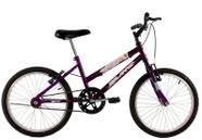 Bicicleta Aro 20 Feminina Menina Sissa Infantil Violeta Roxa