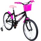 Bicicleta Aro 20 Infantil MTB Girl Com Roda Lateral
