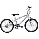Bicicleta Aro 20 Mono Meninos Branca Com Rodinhas