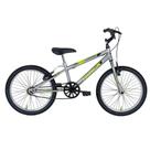 Bicicleta Aro-20 Track Cometa Com Freio V-Brake Nylon Prata
