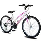 Bicicleta Aro 24 Infantil Feminina 18 vel marchas Dropp Sport Freio V-Brake