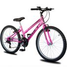 Bicicleta Aro 24 Infantil Feminina 18 vel marchas Dropp Sport Freio V-Brake Bicicleta Aro 24 Infantil Feminina 18 vel marchas Dropp Sport Freio V-Brake