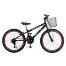 Bicicleta Aro 24 Kls Sport Gold Freio V-Brake Mtb 21 Marchas Feminina Bicicleta Aro 24 Kls Sport Gold Freio V-Brake Mtb 21 Marchas Feminina