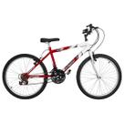 Bicicleta Aro 24 Masculina Bicolor Aço Carbono Ultra Bikes