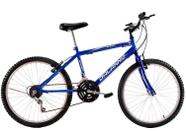 Bicicleta Aro 24 Masculina Sport 18 Marchas Azul
