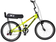 Bicicleta Aro 24" TK3 Track Flip Fire com Banco de Mobilete Aço Carbono